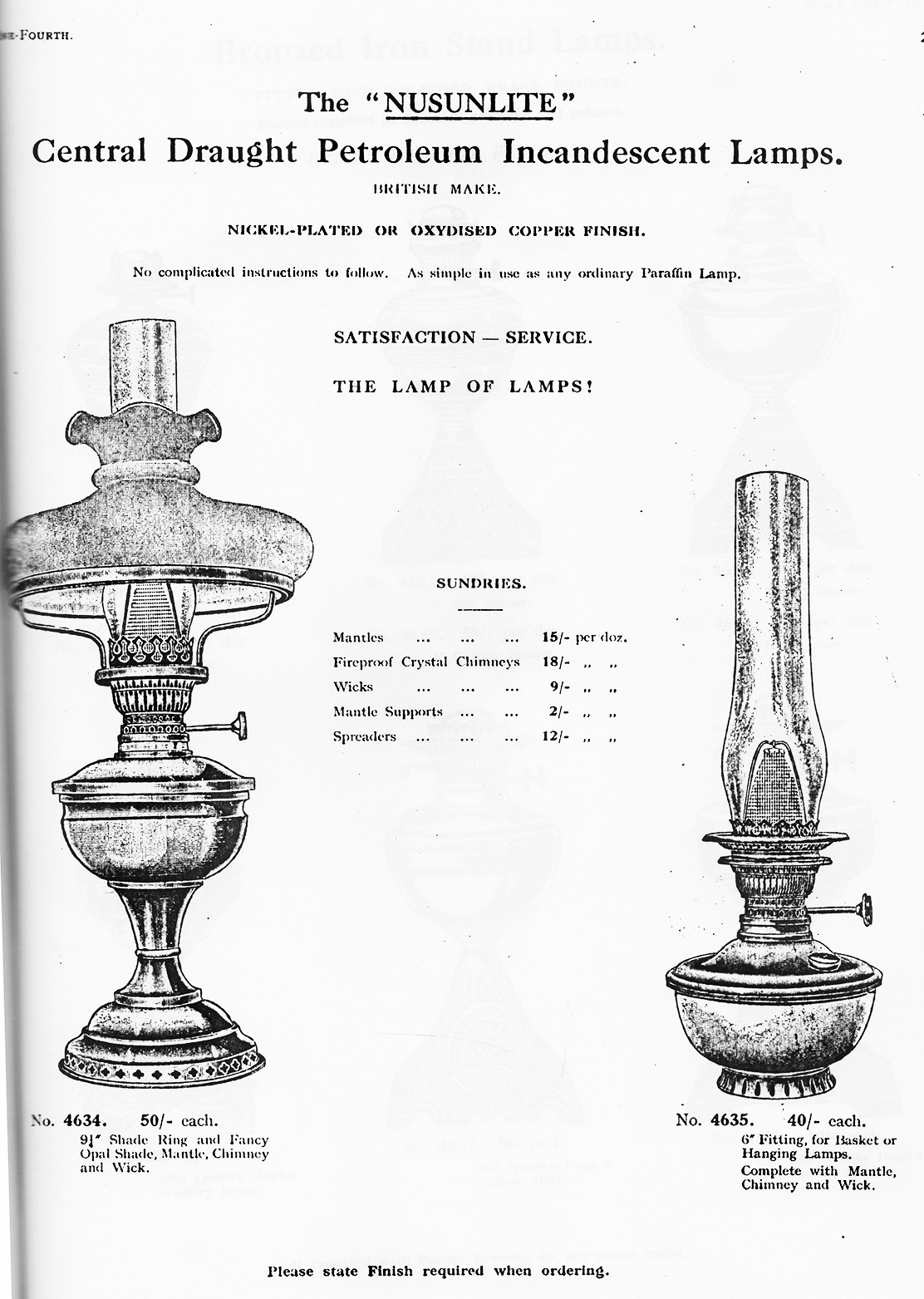 NUSUN mantle lamps